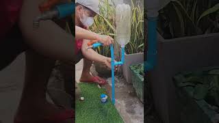 Technique to fix PVC pipe faucet low water pressure shorts [upl. by Alih464]