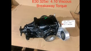 E30 410 Viscous Differential Breakaway Torque Tested [upl. by Pickens]