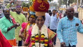 Mallanna Jathara  Yellamma Thalli Ki Shiva Satuala Bonalu amp Bonalu  Komravalli Mallanna Jathara [upl. by Yhpos772]