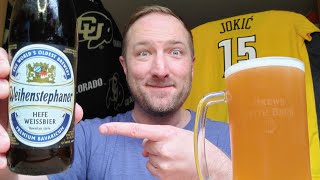 Weihenstephaner Hefeweissbier 🍺 Bayerische Staatsbrauererei Weihenstephan 🍺 German Beer Review 🍻 [upl. by Caffrey]