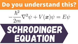 Schrodingers equation explained  Quantum mechanics [upl. by Letsyrhc611]