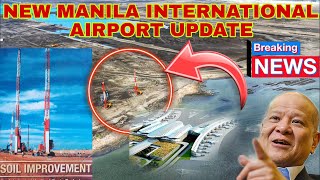 NEW MANILA INTERNATIONAL AIRPORT UPDATE GINAMITAN NA PREFABRICATED VERTICAL DRAIN [upl. by Lemrac136]