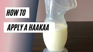 How to put on the Haakaa Silicone Pump [upl. by Marjie]