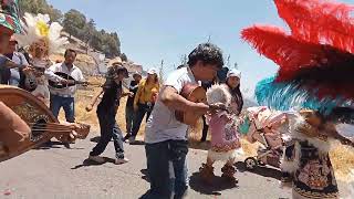 Danza de Concheros bajada del Divino Rostro y el Santo Madero Huixquilucan 2024 [upl. by Coben]