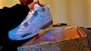 Jordan 4 Oreo UnboxingReview ASMR  Clubkickzru [upl. by Publus]