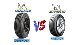 Tire Comparison Michelins Defender vs Michelins Primacy [upl. by Yesiad]