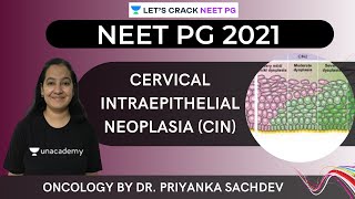 Cervical Intraepithelial Neoplasia CIN  Oncology  NEET PG  Lets Crack NEET PG  DrPriyanka [upl. by Boggers56]