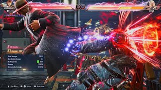 Tekken 8 Hwoarang combo with 4 just frames [upl. by Hook204]