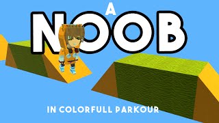 A NOOB IN COLORFULL PARKOUR  KOGAMA SPEEDRUN 2 [upl. by Notled48]