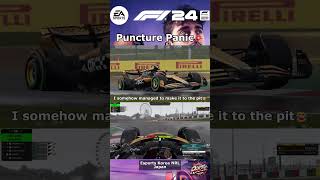 Puncture Panic😱 f124 f12024 racing [upl. by Stormie]