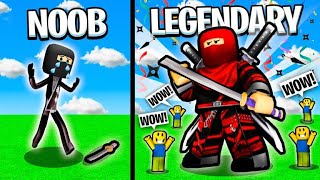 UNLOCKING THE STRONGEST NINJA IN GAME  Roblox [upl. by Mcgraw217]