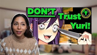 Game Theory REACTION Doki Doki Literature Club just got interesting [upl. by Sucramraj284]