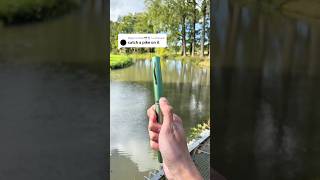 Catching a pike with pocket rod 🤯 fishing pikefishing fishinggear [upl. by Yebba530]