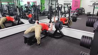 Bench press FAIL at 105 kg [upl. by Revorg]