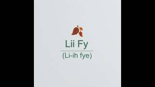 Lii fy  The MichifFrench word for “leaves” [upl. by Pratt]