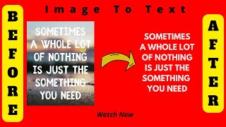 IMAGE TO TEXT CONVERT FOR FREE IN 2022 [upl. by Bertila550]