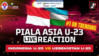 🔴INDONESIA U23 VS UZBEKISTAN U23  AFC U23 ASIAN CUP  LIVE REACTION [upl. by Suirada634]