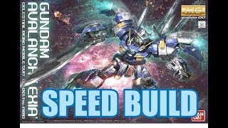 SPEED BUILD Bandai Limited 1100 MG Gundam Avalanche Exia TH [upl. by Bolton]