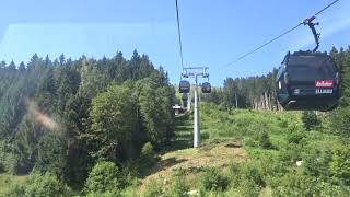 Hartkaiserbahn Ellmau Bergfahrt zur Mittelstation  SkiWelt Wilder Kaiser [upl. by Helaine]