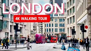 London UK Walking Tour  Leadenhall Market  4K Travel Guide [upl. by Braasch]