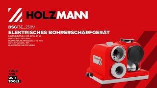 HOLZMANN BSG13E230V elek Bohrerschärfgerät  elect drill bit sharpener 313mm official HOLZMANN [upl. by Arluene414]