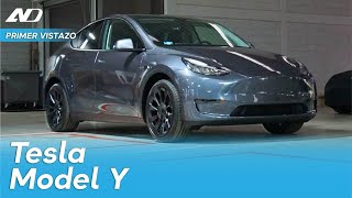 Tesla Model Y en México  Otro éxito para Tesla  Primer vistazo [upl. by Ahsein]