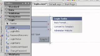 AspNet Tutorial in Tamil LogIn control part  2 [upl. by Sibby]