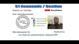 Microéconomie S1 EconomieGestion Partie 11 [upl. by Lemaj95]