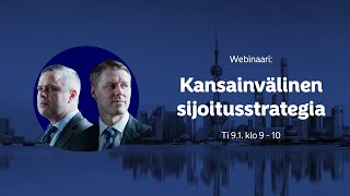 Kansainvälinen sijoitusstrategia tammikuussa  Nordea Pankki 912024 [upl. by Borreri]