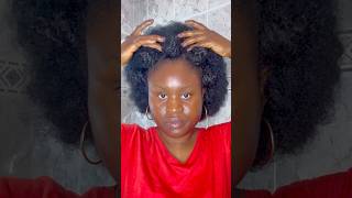 I made use of my old Marley twist and Afro wig cap and on this afrohairstyles [upl. by Nnoj]