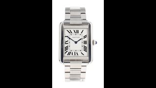 Cartier Tank Solo Pre Owned Watch Ref 3170 [upl. by Assehc90]