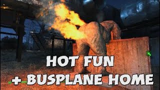 Fallout 4 Unique Ideas Example 3 Fire Statues amp Airplane home No Mods [upl. by Nancey532]