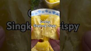 CARA MENGGORENG SINGKONG CRISPY ubikayu singkong lembut shortsviral [upl. by Adnorahc]