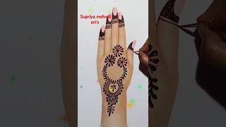 simple mehndi design mehndi mehandi shorts viralvideo youtubeshorts tattoo 14 October 2024 [upl. by Pincince92]