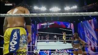 Naomi amp Jimmy Uso Staredown [upl. by Elson]