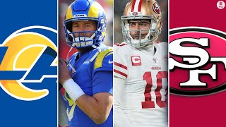 Rams vs 49ers  NFC Championship Betting Preview Picks to Win Best Bets  CBS Sports HQ [upl. by Idrahs]