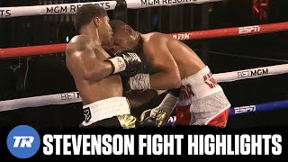 Shakur Stevenson punishes Caraballo finishes him in the 6th round  FULL FIGHT HIGHLIGHTS [upl. by Ehrenberg898]