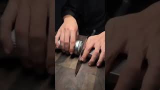 Test to the sharpness knife 🔪knifeskills youtuber  test [upl. by Donaghue931]