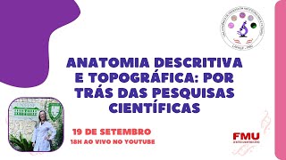 LIVE  ANATOMIA DESCRITIVA E TOPOGRÁFICA [upl. by Rawdon]