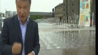 BBC Weather Live from Granary Square 12 June 2012 [upl. by Loree]