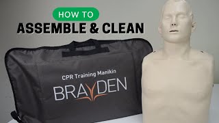 How to assemble and clean the Brayden CPR manikin [upl. by Halludba]