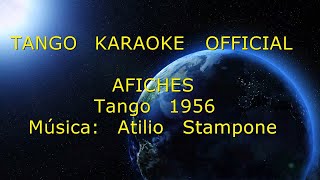 AFICHES  TANGO KARAOKE OFFICIAL [upl. by Burnight]