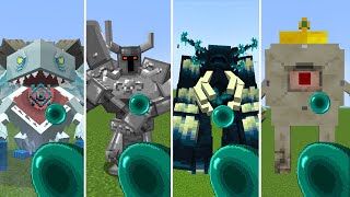 all the most dangerous bosses in minecraft [upl. by Buckden]