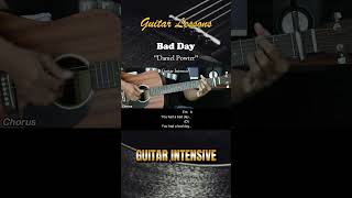 Bad Day  Daniel Powter  EASY Guitar Tutorial with Chords  Guitar Lessons  guitarhowto [upl. by Branscum]