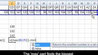 How to work out Summary statistics using MS Excel [upl. by Prochoras]