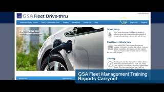 GSA Fleet Drivethru Training Reports Carryout [upl. by Mancino]