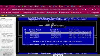 623 Prepare Disks for Installation  TestOut PC Pro [upl. by Ahsaeyt]