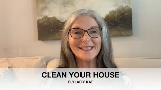 CLEAN YOUR HOUSE  FLYLADY KAT flyladykat [upl. by Eelana]