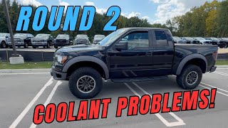 Project Ford F150 Raptor Project rebuild  20092014 Ford F150 Coolant flush process and problems [upl. by Ised590]