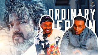 LEO  Ordinary Person Lyric  REACTION  Thalapathy Vijay  Anirudh Ravichander [upl. by Iat]